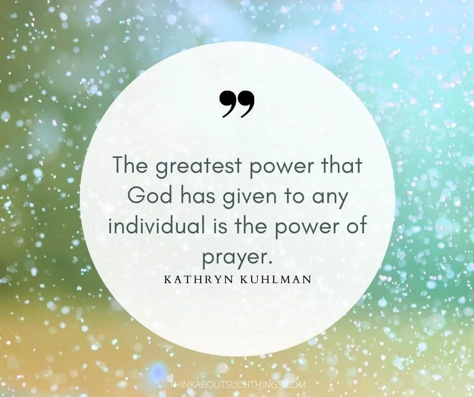 Kathryn kuhlman quotes on prayer