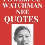 Watchman Nee Quotes
