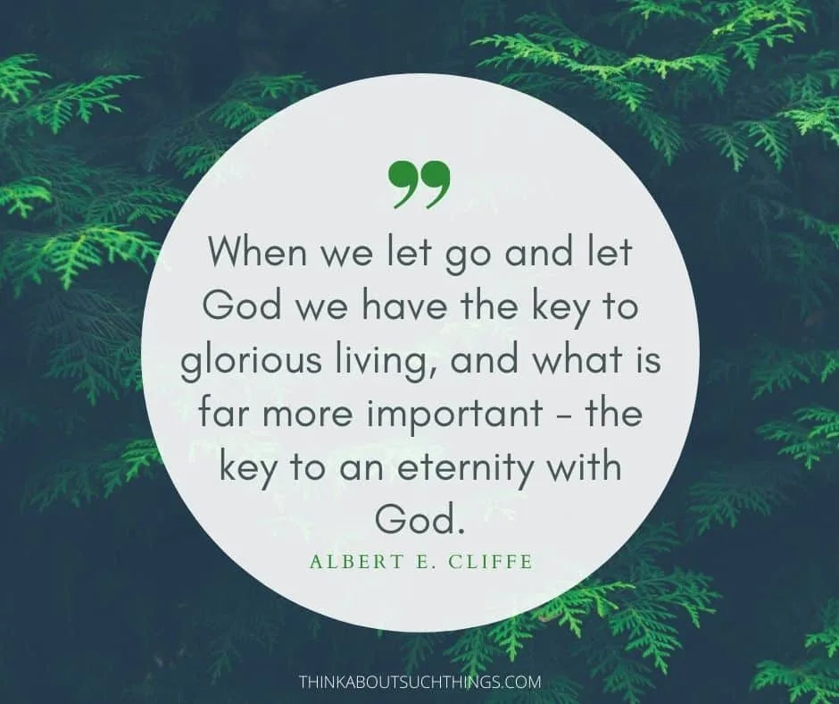 Let go and let god quotes images