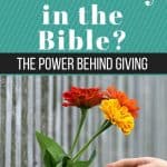 Generosity in the bible
