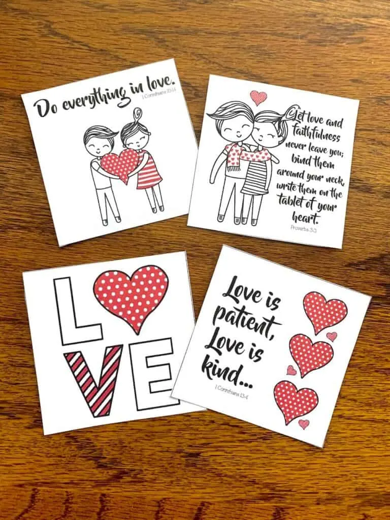 bible verse valentines cards