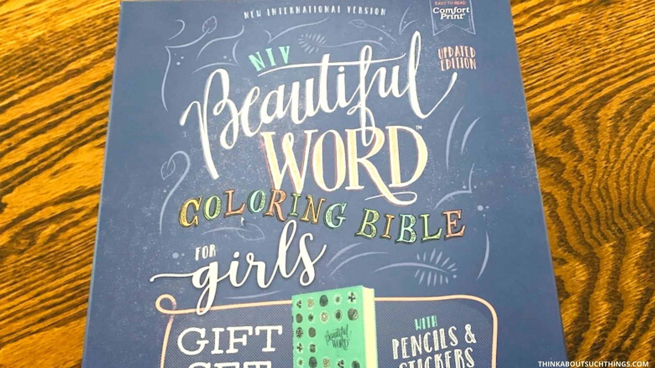 NIV Beautiful Word Bible for girls