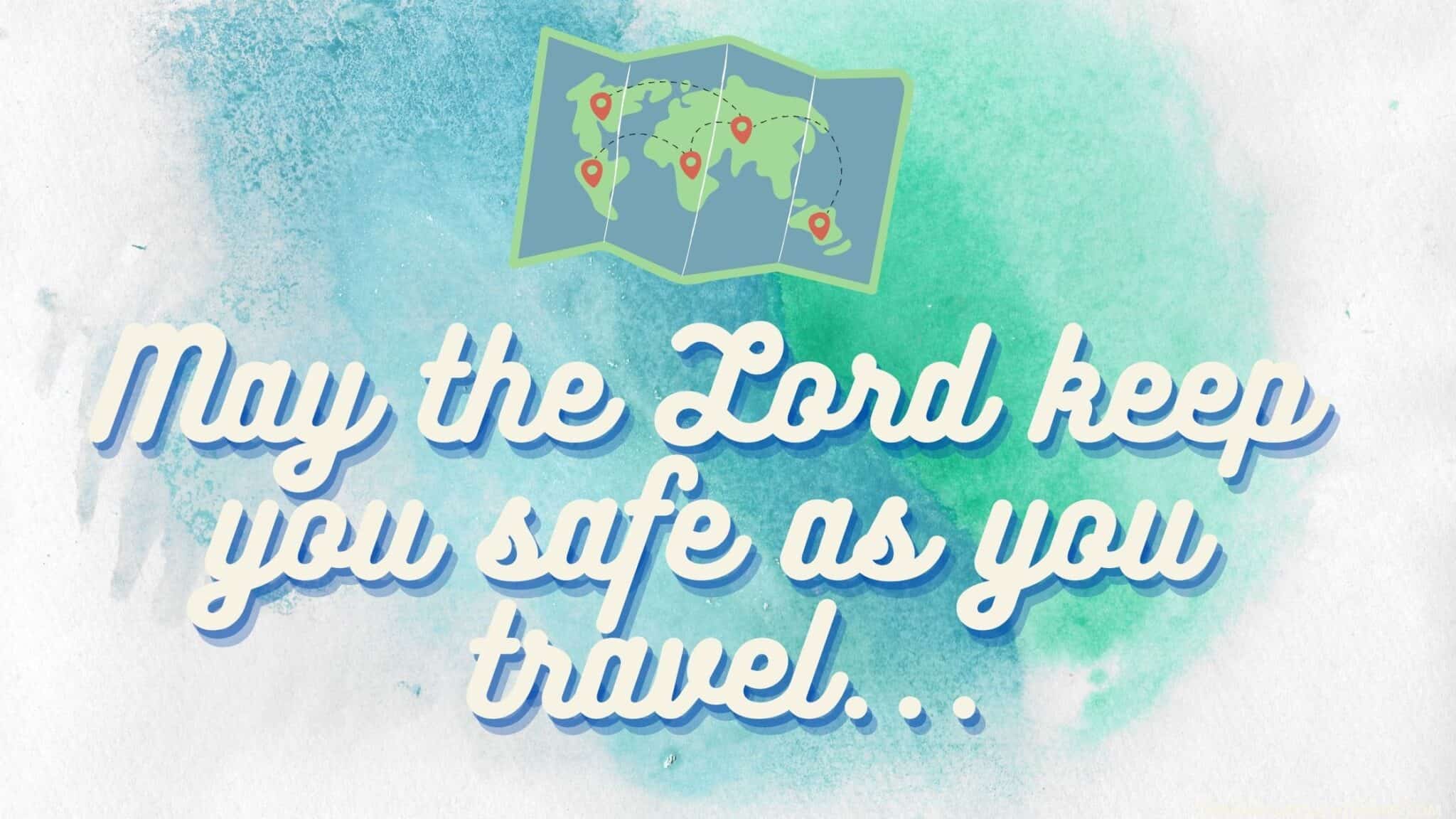 travel prayer card