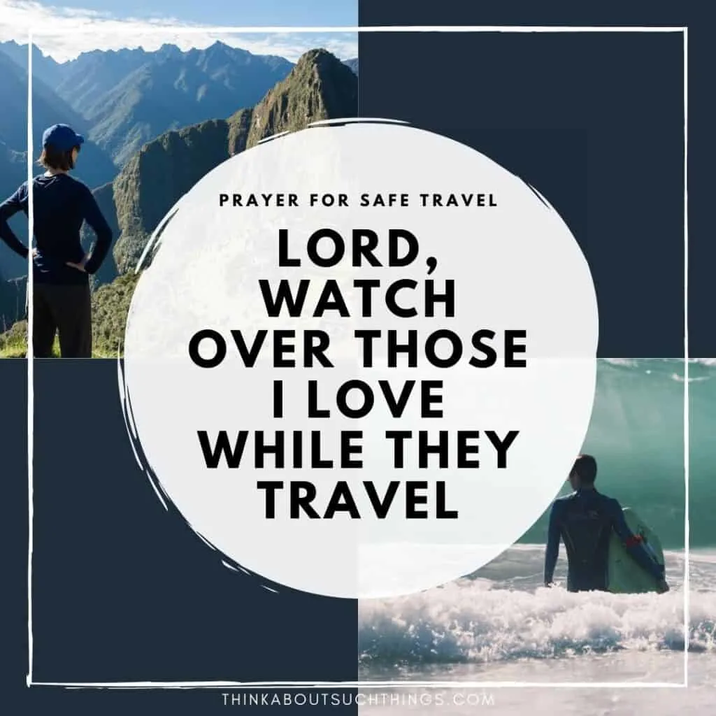 traveling mercies prayer
