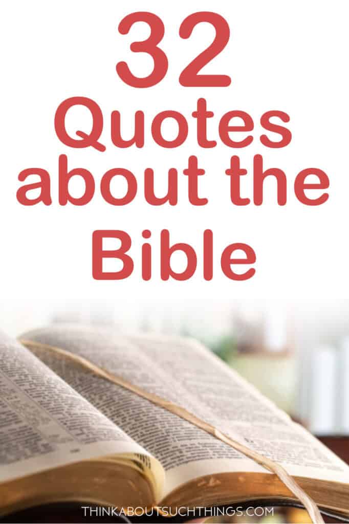 quotes about the Bible