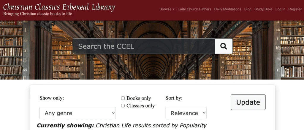 Christian Classics Ethereal Library