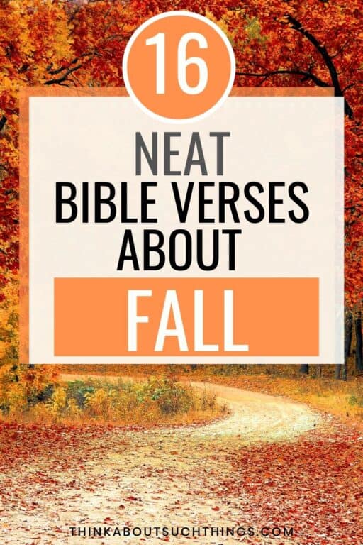 16 Neat Fall Bible Verses To Read  Think About Such Things