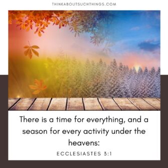 20 Interesting Bible Verses About Seasons | Think About Such Things