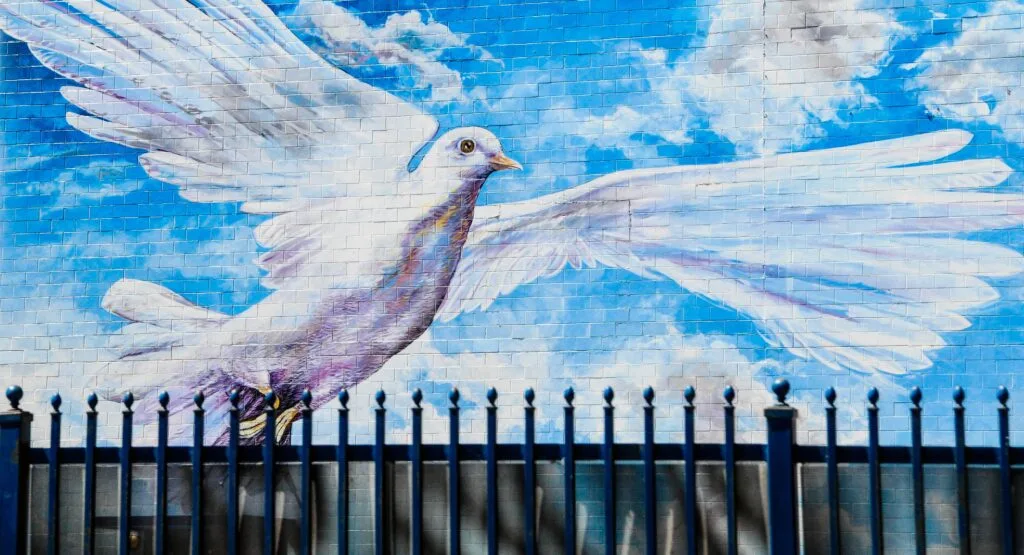 Things about the Holy Spirit (dove painting)