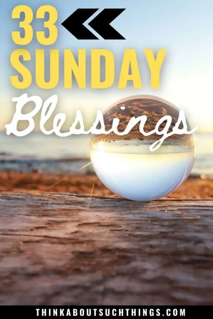 fall sunday blessings