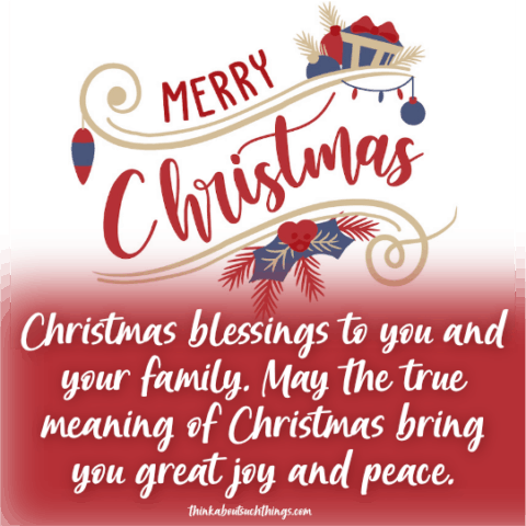 27 Christmas Blessings To Share During The Holidays [With Images ...