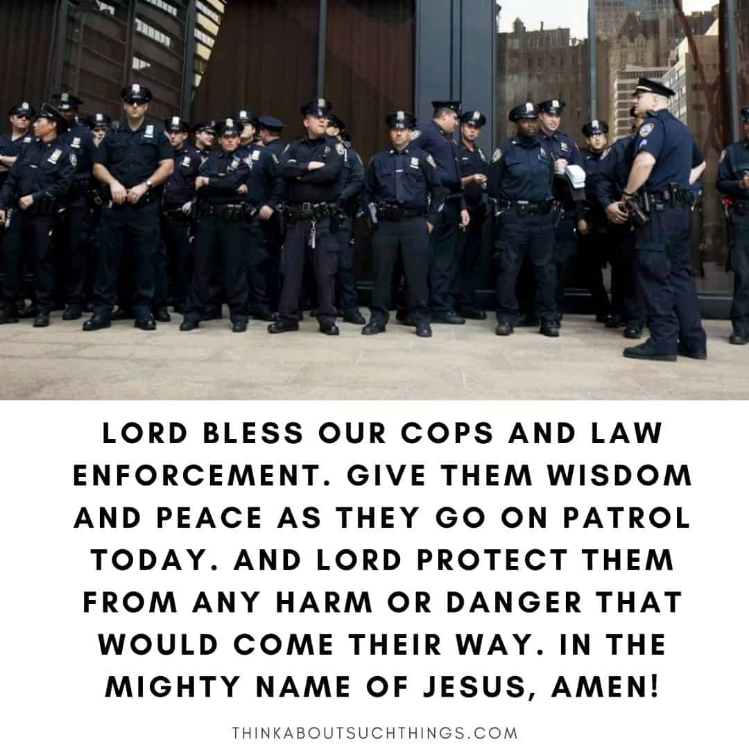 7 Powerful Prayers For Police Officers And Law Enforcement | Think