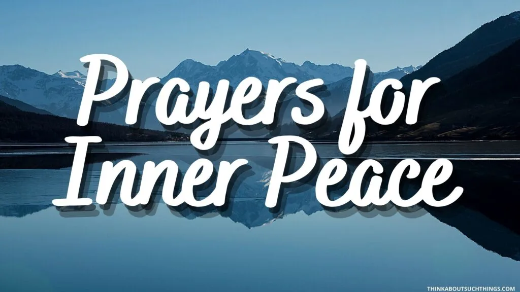 prayer for internal peace