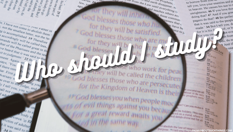 What Biblical Character Should I Study?