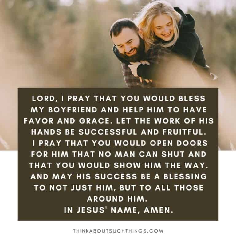 14 Powerful Prayers For Boyfriend That Will Strengthen Him | Think