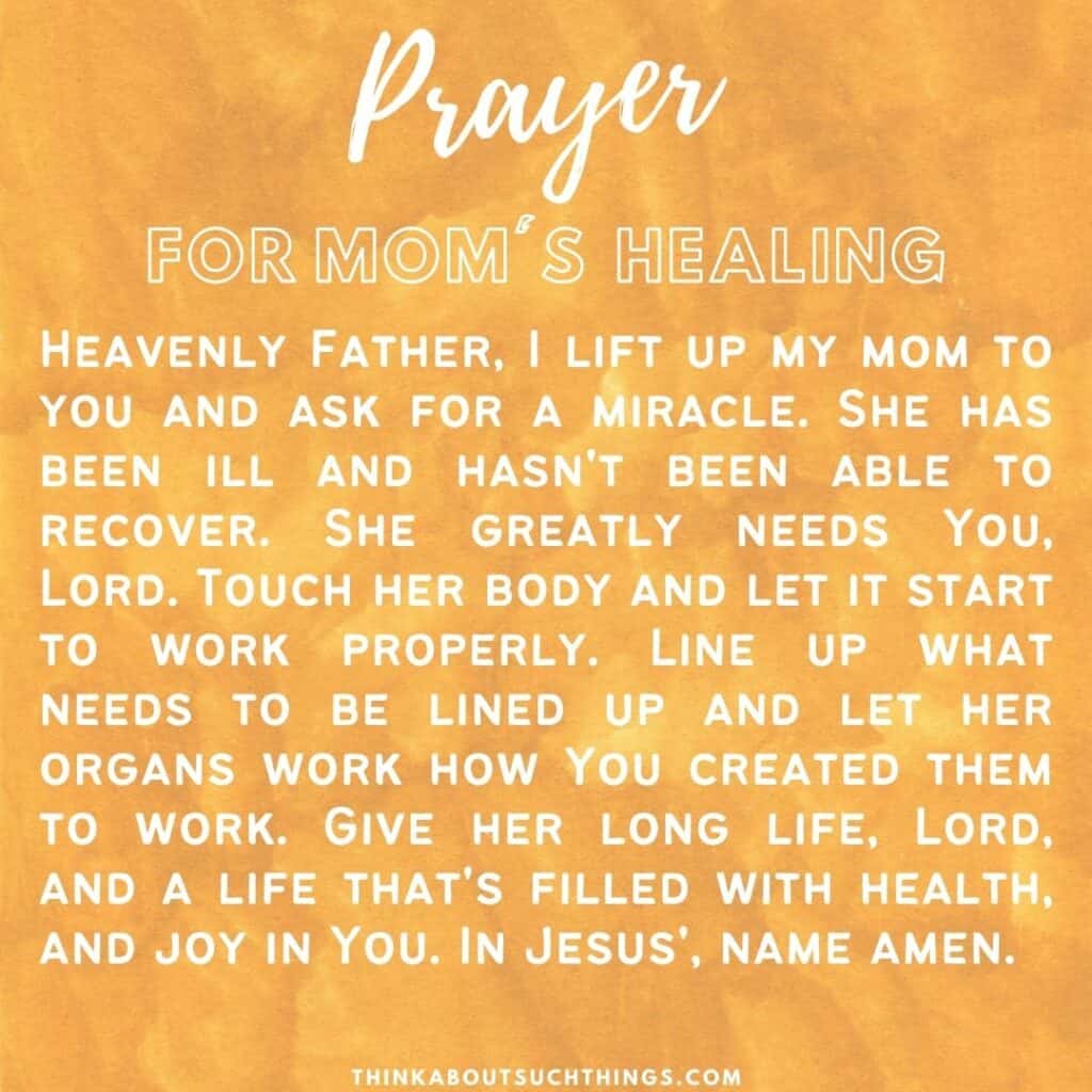 Prayer For My Sick Parents