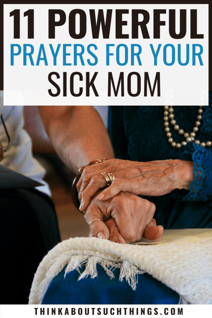 prayers for sick mom