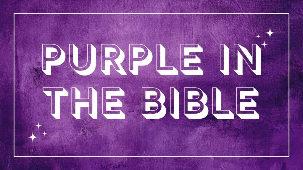 purple meaning bible
