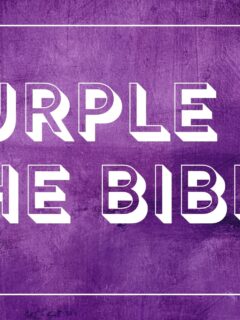 purple meaning bible