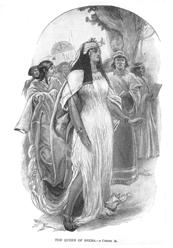 Queen of Sheba from the Bible