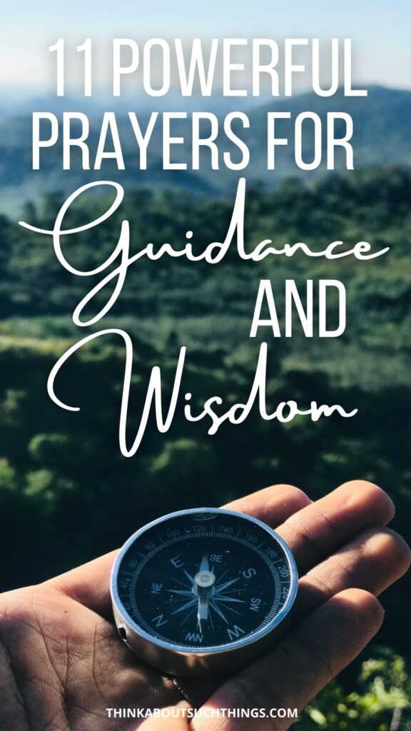 Prayers for Guidance and Wisdom 