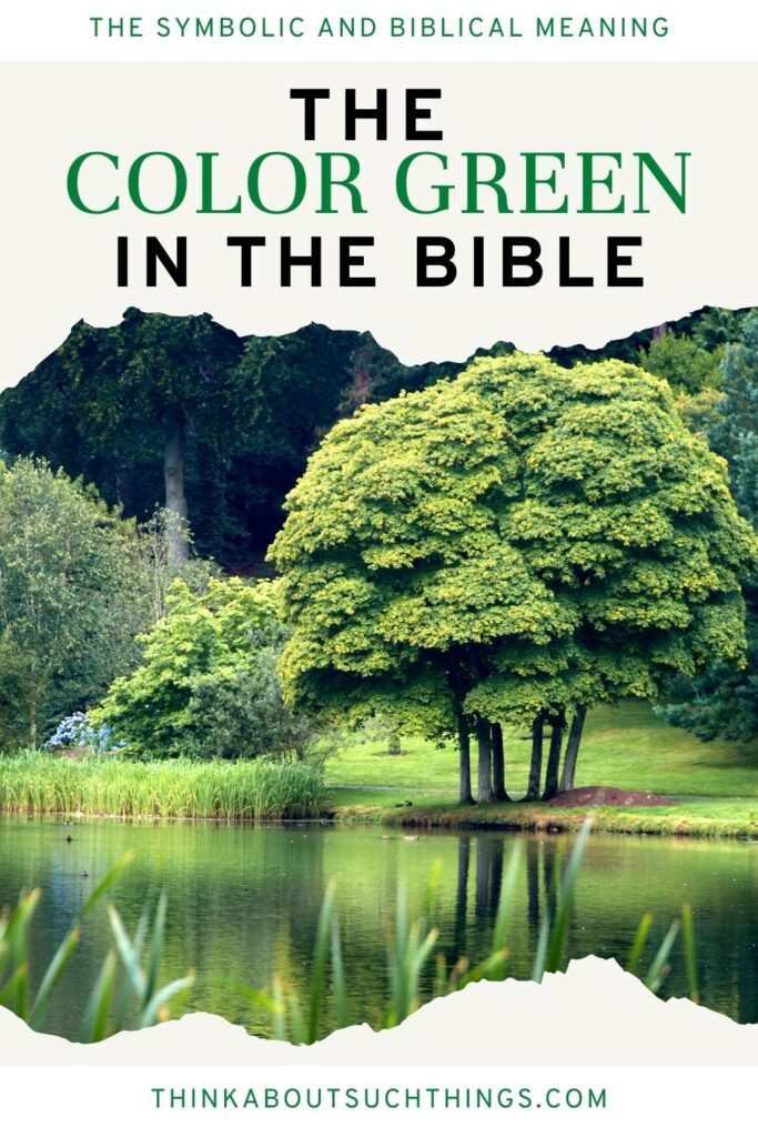 green in the bible