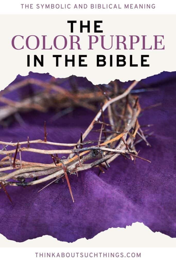 purple in the bible