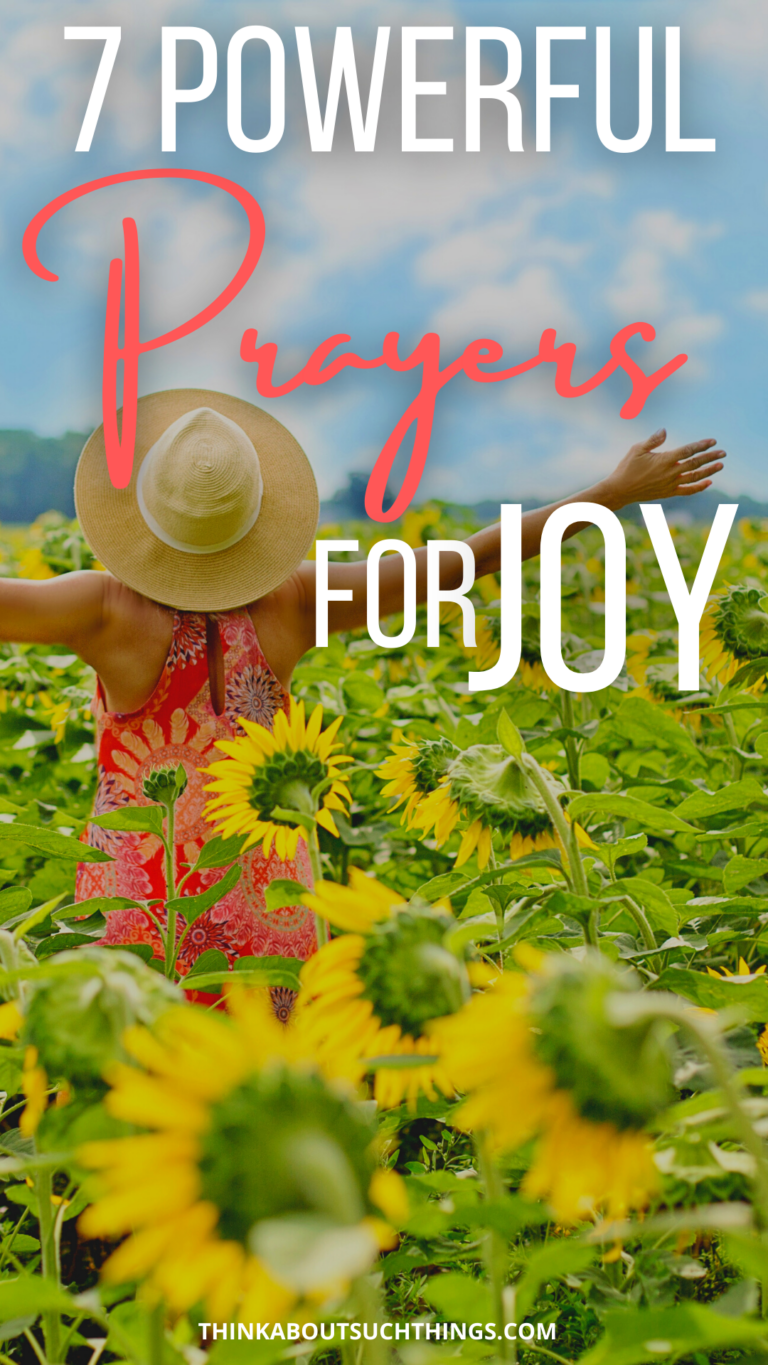 7 Mighty Prayers For Joy [With Prayer Points] | Think About Such Things