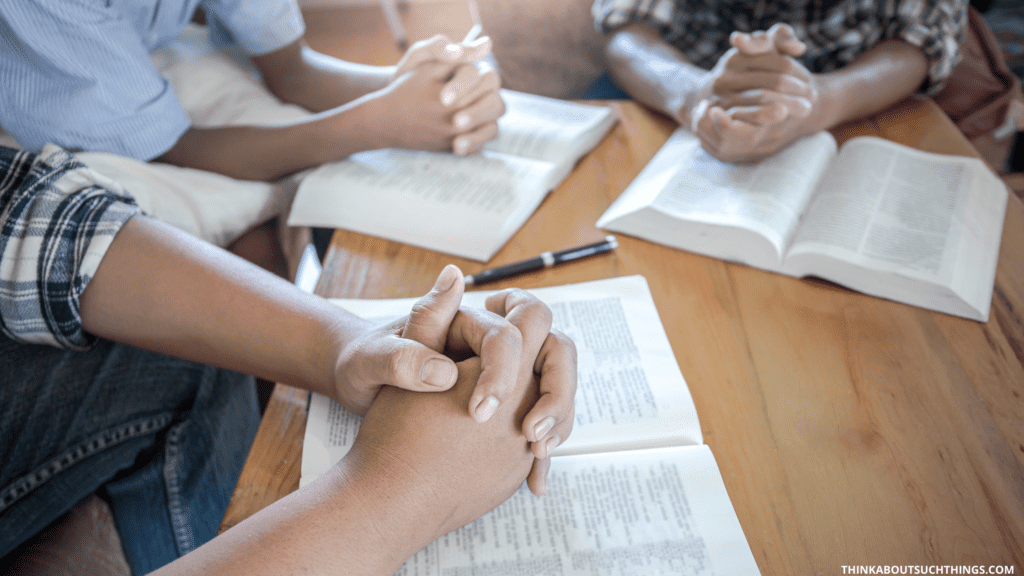 Ending prayer for bible study