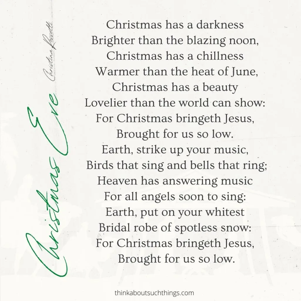 10 Beautiful Christian Christmas Poems About Jesus - [ult.edu.vn]