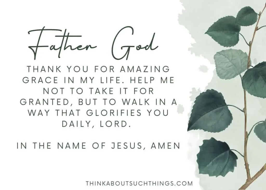 8 Inspiring Prayers For Grace In Your Life | Think About Such Things