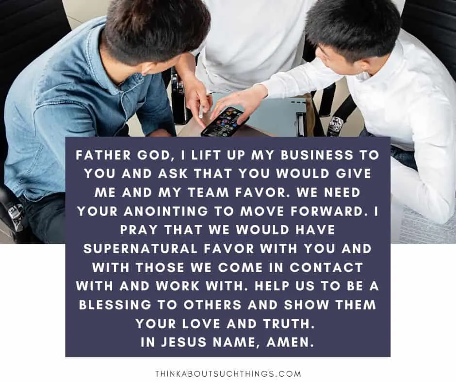  Business Breakthrough Prayer