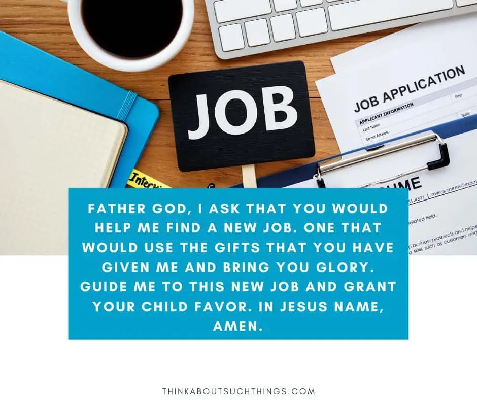 New Job Prayer