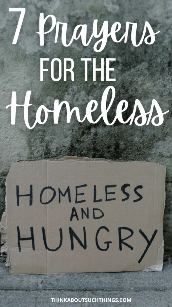 Prayers for the Homeless