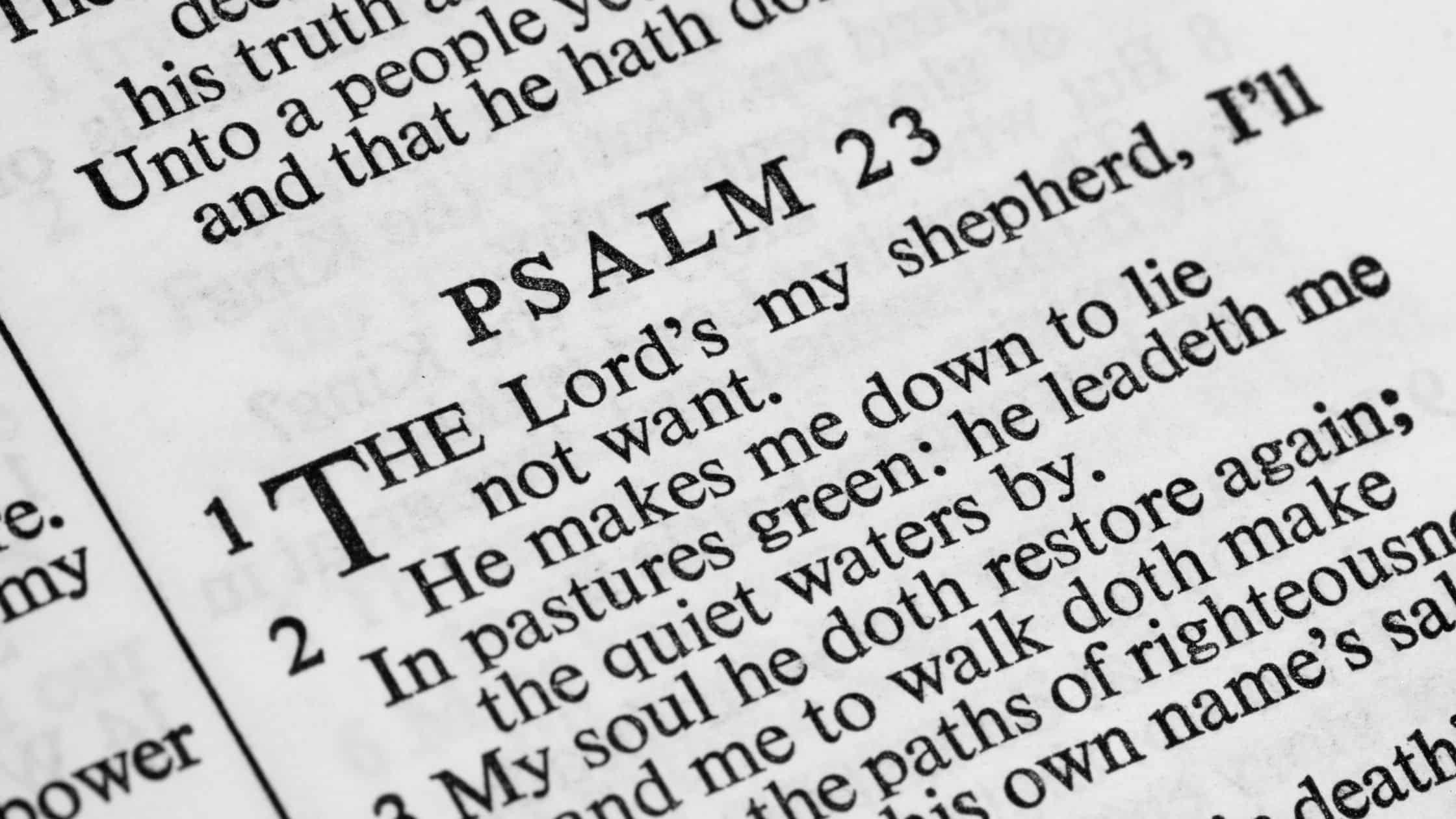 Psalm 23 Commentary Pdf