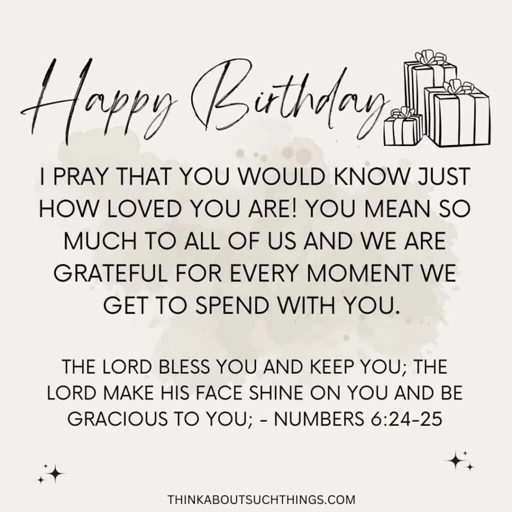 Bible birthday wishes