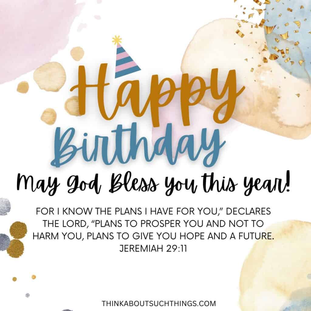 Happy birthday biblical wishes