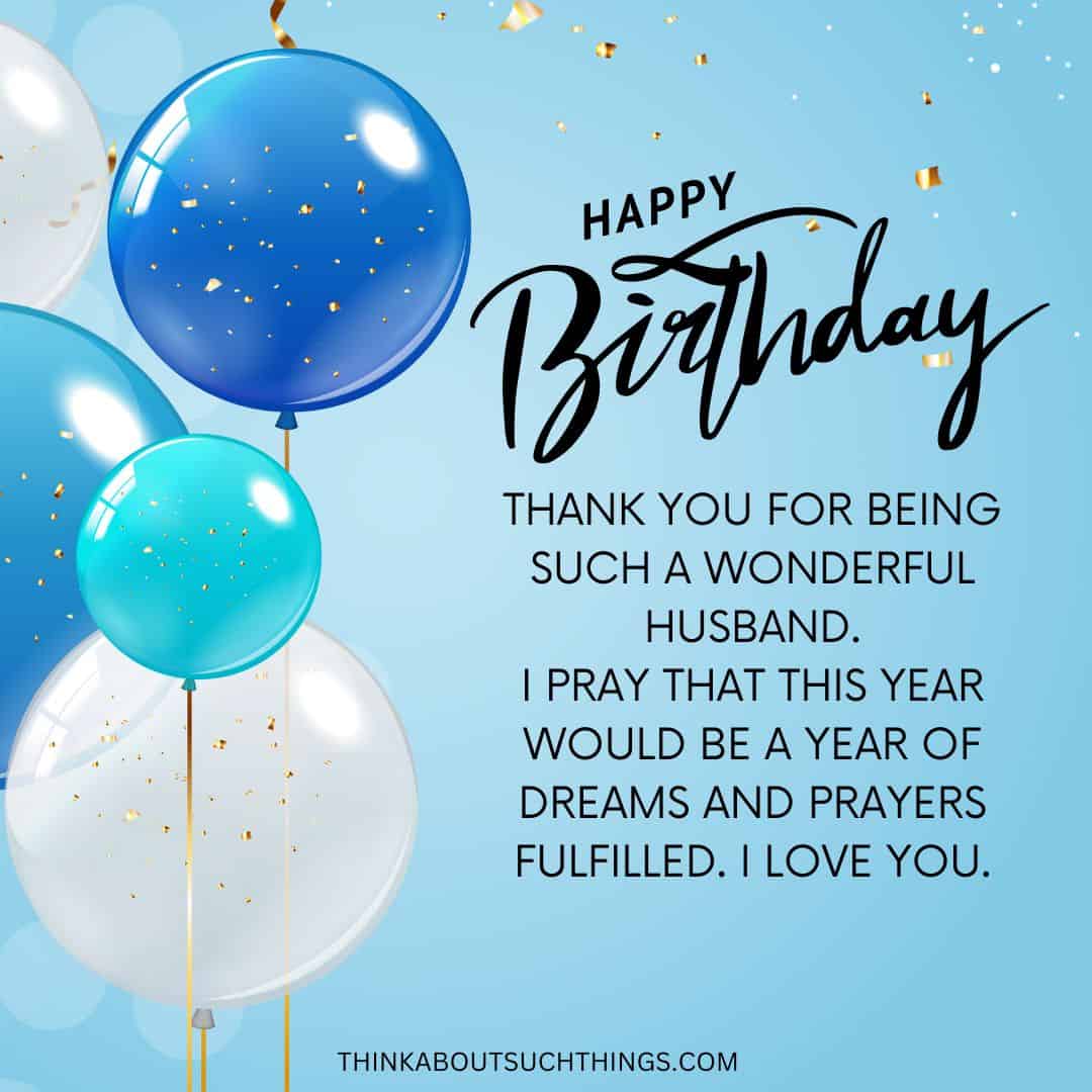 Wonderful Birthday Prayers For My Husband Plus Images | Think About