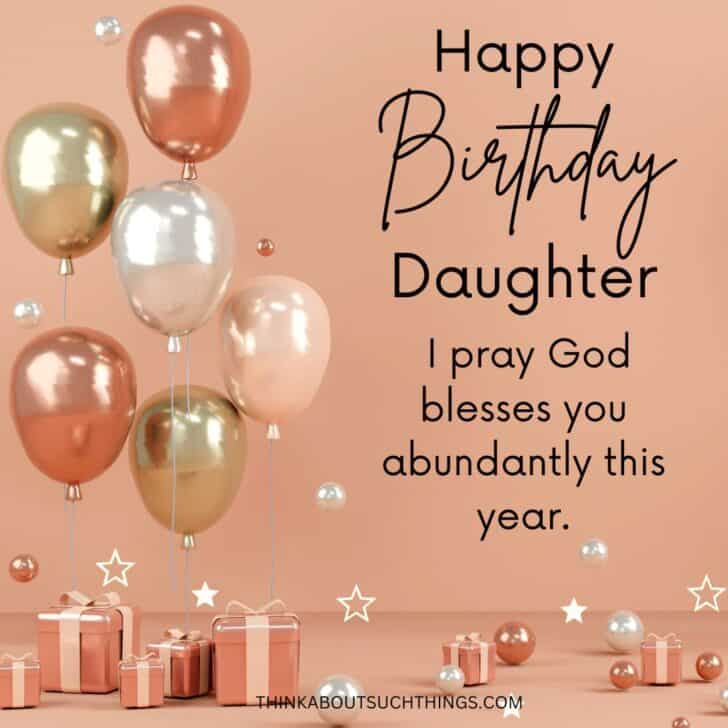 Sweet Birthday Prayers For My Daughter {Plus Images} | Think About Such ...