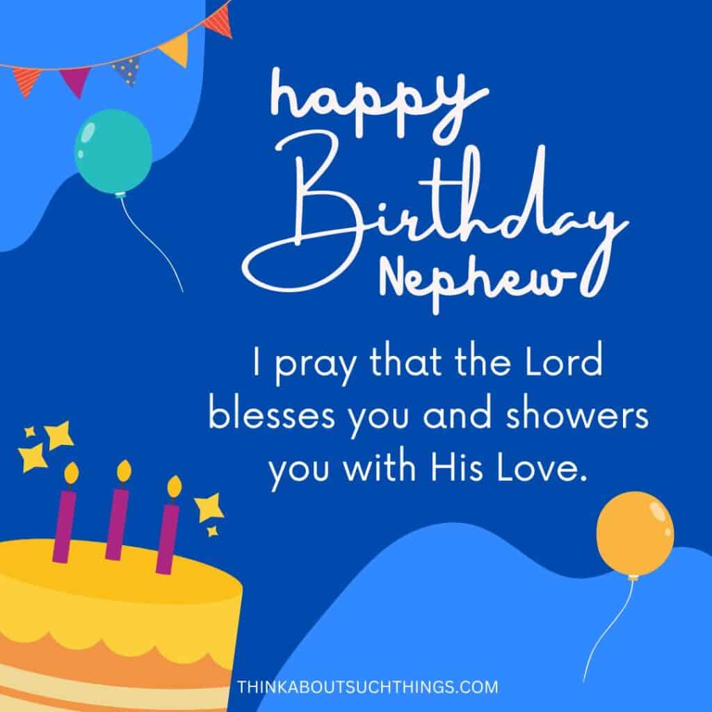 happy birthday nephew prayer