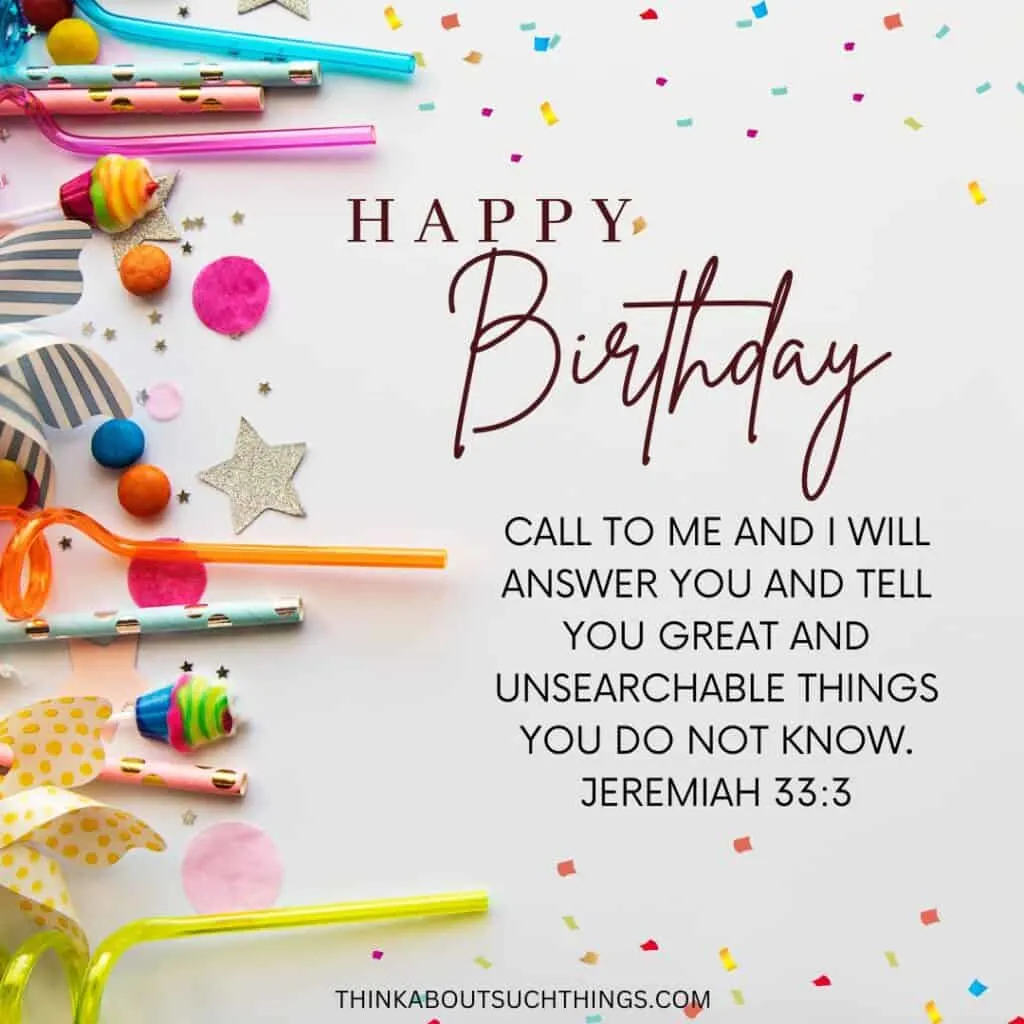Bible verse birthday wishes