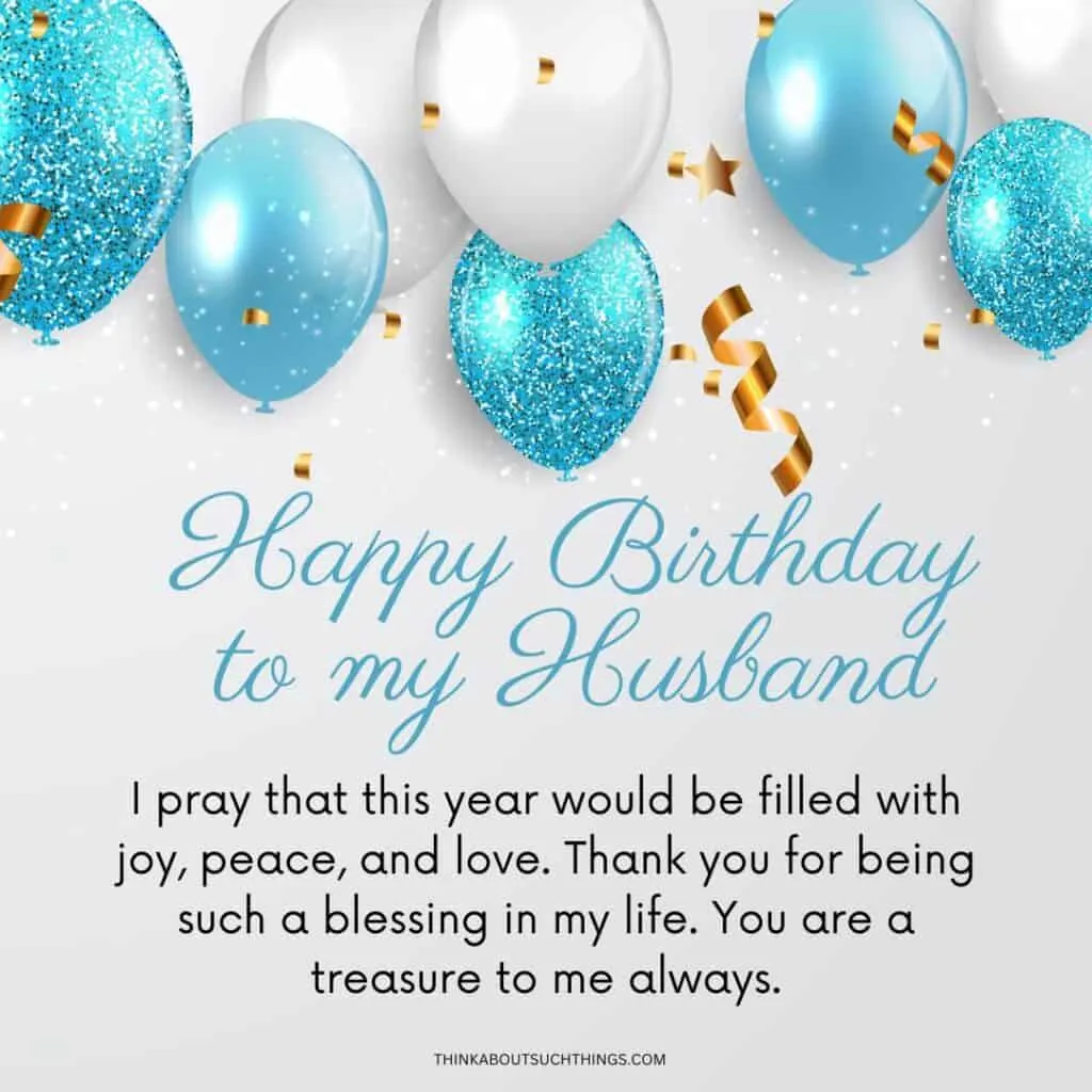 Special birthday prayer for my husband