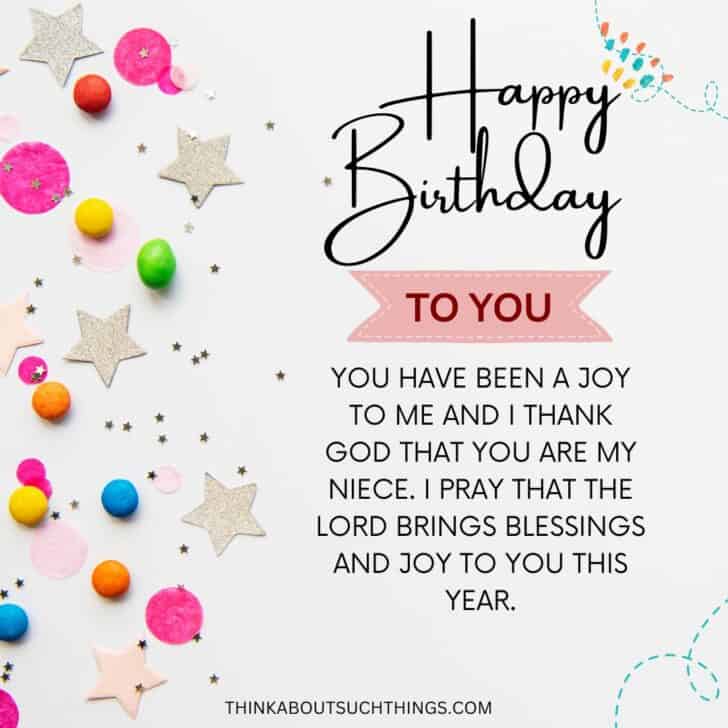 Inspirational Birthday Prayers For My Niece {Plus Images} | Think About ...