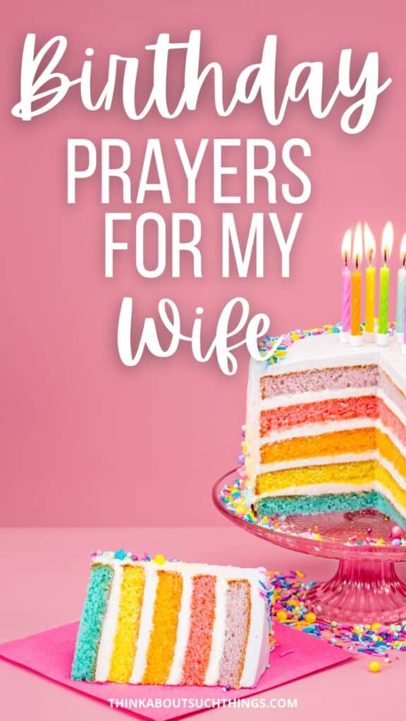 Birthday Prayers for My Wife