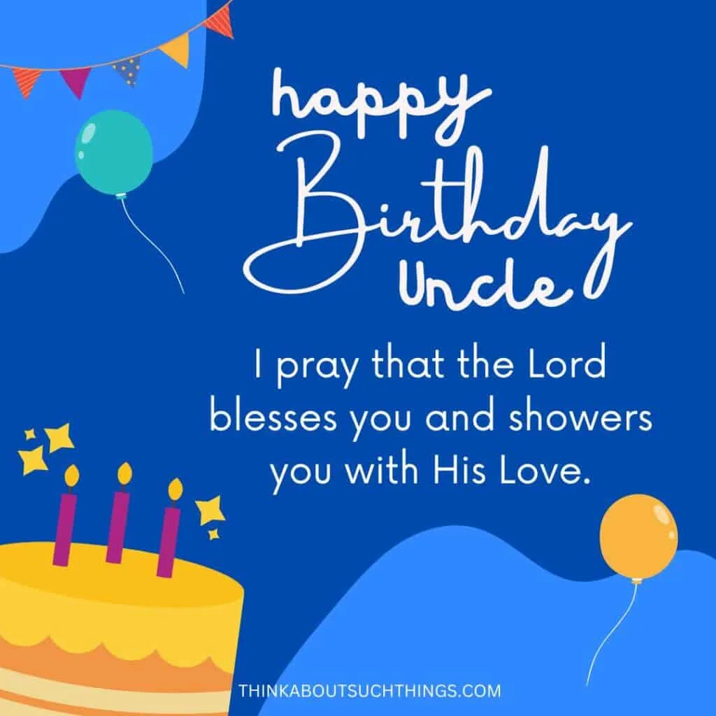 uncle birthday prayer blessing