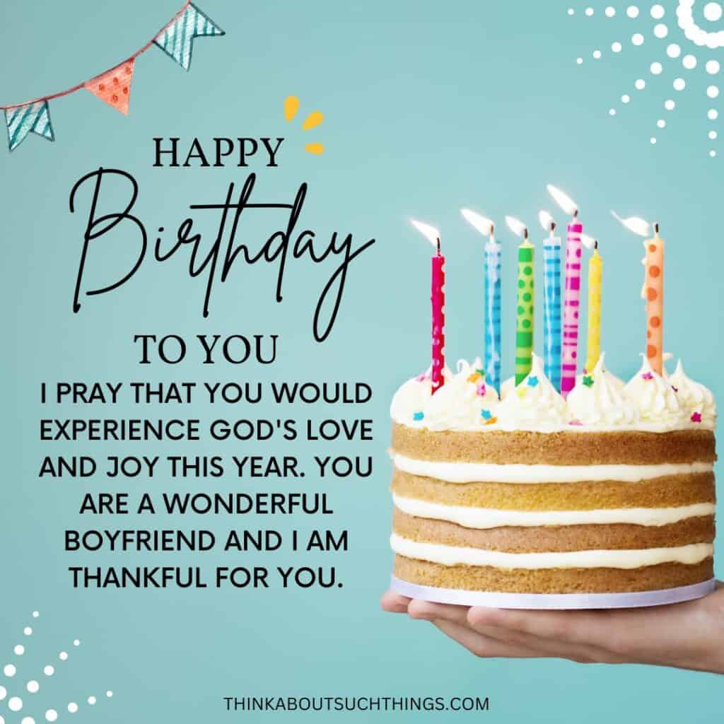 Uplifting Birthday Prayers For My Boyfriend Plus Images | Think About