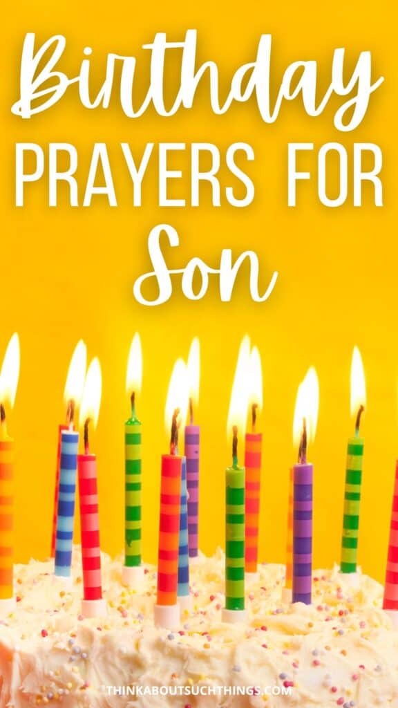 Birthday Prayers for Son 