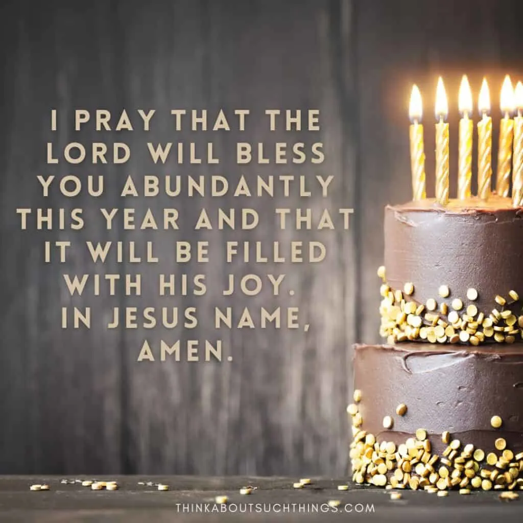 Short prayer birthday wishes