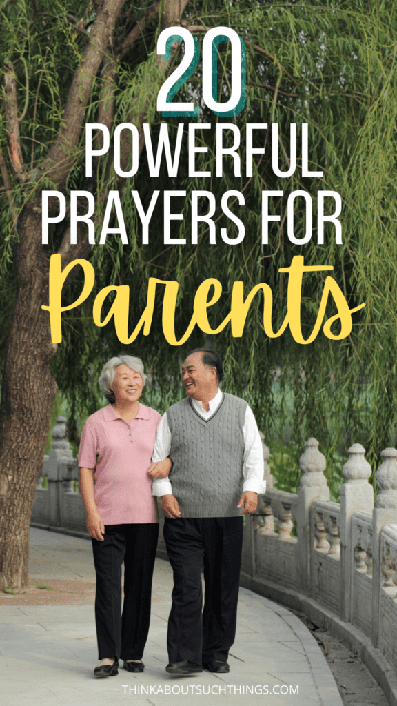 Prayers for elderly Parents