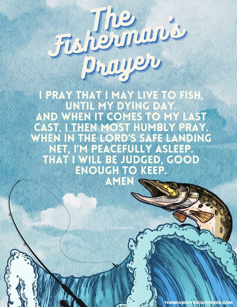 The Fisherman’s Prayer for funeral